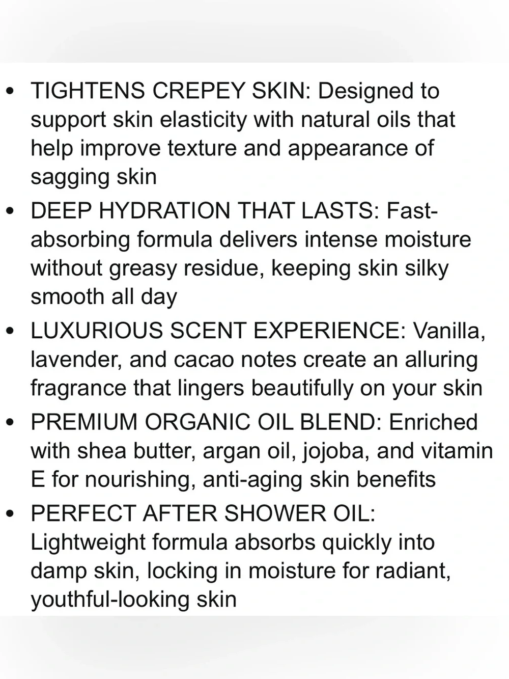 GODA BRAND NEW IN BOX SILK BODY OIL